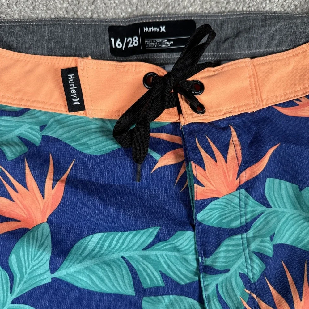 Boy's Youth‎ Hurley 2-Way Stretch Board Shorts Swim Tropical Surf